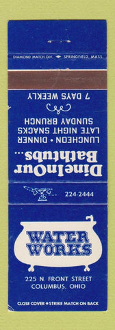Matchbook Cover - Water Works Columbus OH