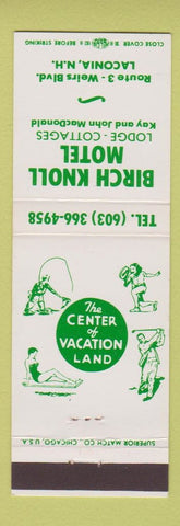 Matchbook Cover - Birch Knoll Motel Laconia NH