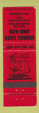 Matchbook Cover - Bridge Cafe Bar Rulo NE