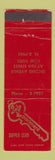Matchbook Cover - Apartment Supper Club New York City WORN