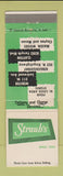 Matchbook Cover - Straub's St Louis MO