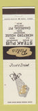 Matchbook Cover - Pate's Steak Pub Chatham Dennisport MA Fort Myers FL