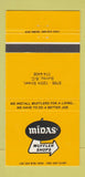 Matchbook Cover - Midas Muffler Shops Surrey BC 30 Strike