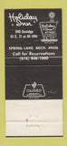 Matchbook Cover - Mill Point Restaurant Spring Lake MI WEAR GREEN 30 Strike
