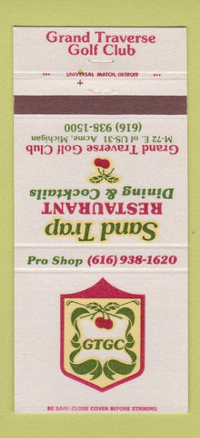 Matchbook Cover - Grand Traverse Golf Club Acme MI 30 Strike