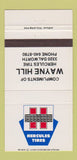 Matchbook Cover - Hercules Tires Wayne Hill 30 Strike