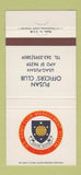 Matchbook Cover - Pusan Officers' Club Army Club Management 30 Strike