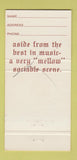 Matchbook Cover - Pierce Street Annex Newport Beach San Francisco CA 30 Strike