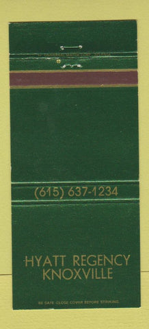 Matchbook Cover - Hyatt Regency Hotel Knoxville TN 30 Strike