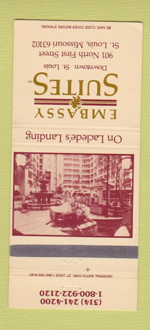 Matchbook Cover - Embassy Suites St Louis MO 30 Strike