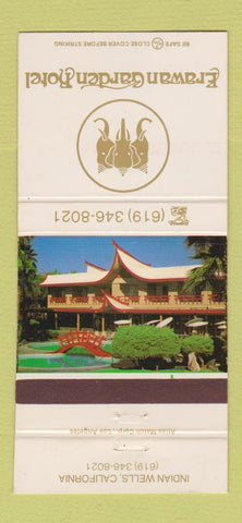Matchbook Cover - Erawan Garden Hotel Indian Wells CA 30 Strike