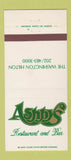 Matchbook Cover - Ashby's Restaurant Washington Hilton 30 Strike