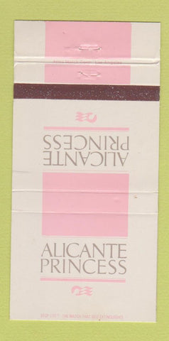 Matchbook Cover - Alicante Princess Hotel Garden Grove CA 30 Strike