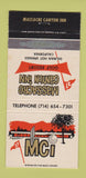 Matchbook Cover - Massacre Canyon Inn Gilman Hot Springs CA 30 Strike