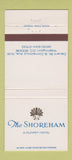 Matchbook Cover - The Shoreham Hotel Washington DC 30 Strike