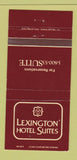Matchbook Cover - Lexington Hotel Suites  30 Strike