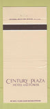 Matchbook Cover - Century Plaza Hotel Los Angeles CA 30 Strike