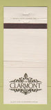 Matchbook Cover - The Clarmont Columbus OH 30 Strike