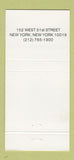 Matchbook Cover - Parc Fifty One Hotel New York City 30 Strike