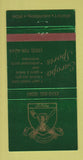 Matchbook Cover Gasthaus Eichler Restaurant Hotel Winter Park Colorado 30 Strike