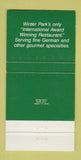Matchbook Cover Gasthaus Eichler Restaurant Hotel Winter Park Colorado 30 Strike