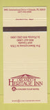 Matchbook Cover - Hertiage Inn Orlando FL 30 Strike