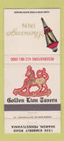 Matchbook Cover - Shenango Inn Sharon PA Golden Lion Tavern 30 Strike