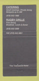 Matchbook Cover - Townsend Hotel Birmingham MI 30 Strike