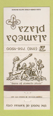 Matchbook Cover - Alameda Plaza Hotel Kansas City MO 30 Strike