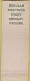 Matchbook Cover - Matchbook Cover Moose Lodge Lancaster OH