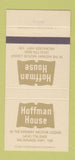 Matchbook Cover - Hoffman House Milwaukee WI 30 Strike
