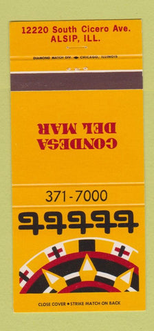 Matchbook Cover - Condesa Del Mar Alsip IL 30 Strike