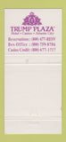 Matchbook Cover - trump Plaza Hotel Casino Atlantic City NJ 30 Strike