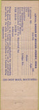 Matchbook Cover - Matchbook Cover Moose Lodge Carroll IA