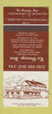 Matchbook Cover - La Grange Inn Restaurant West Islip LI NY 30 Strike