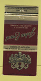 Matchbook Cover - John Ernst Restaurant Milwaukee WI 30 Strike
