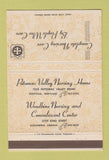 Matchbook Cover Potomac Valley Nursing Home Rockville MD Alexandria VA 40 Strike
