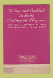 Matchbook Cover - Alexis' Tangier Restaurant San Francisco CA 40 Strike