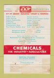 Matchbook Cover - Tennessee Corporation Chemicals WORN BACK 40 Strike