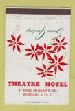 Matchbook Cover - Theatre Hotel Buffalo NY Christmas WEAR 40 Strike