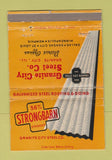 Matchbook Cover - Granite City Steel IL WEAR 40 Strike