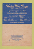 Matchbook Cover - Union Wire Rope AE Stovall Yamhill OR 40 Strike