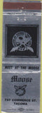 Matchbook Cover - Matchbook Cover Moose Lodge Tacoma WA