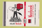 Matchbook Cover - Newbrook Paper Corp New York City 40 Strike