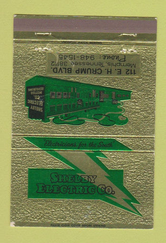 Matchbook Cover - Shelby Electric Memphis TN 40 Strike
