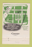 Matchbook Cover - Shelby Electric Memphis TN 40 Strike