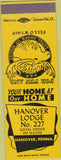 Matchbook Cover - Matchbook Cover Moose Lodge Hanover PA