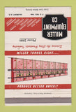 Matchbook Cover - Miller Equipment Salisbury NC Brick Kilns 40 Strike