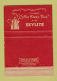 Matchbook Cover - Skylite Motel Tuscaloosa AL 40 Strike