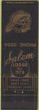 Matchbook Cover - Matchbook Cover Moose Lodge Salem OH